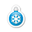 Christmas Tree Blue Ball Icon 64x64 png
